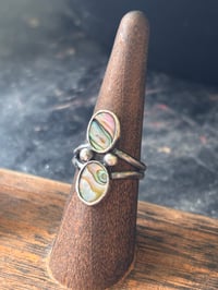 Image 2 of Double Abalone Ring (6.5)