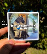 Image 3 of Stay Gold &Gold Ship uma Sticker 