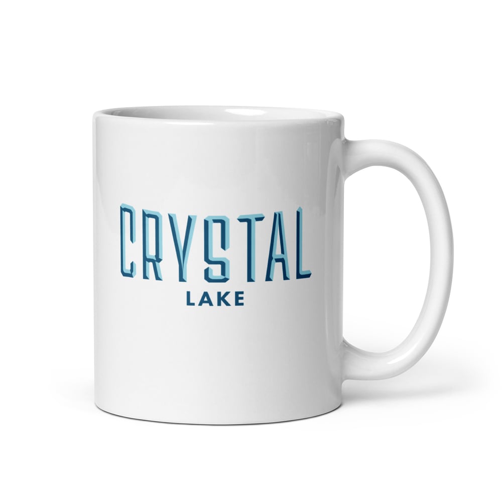 Crystal Lake White glossy mug