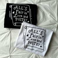 Image 1 of love and poetry shirt