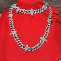 Image 1 of Spike Necklace With Bracelet 