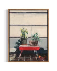 Image 4 of Painting / maleri / "Islands Brygge – Malerdrømme og tankestreger – Mogens planter" / 30x40 cm