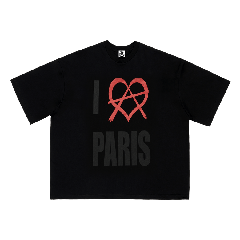 Image of I LOVE PARIS TFG T-SHIRT BLACK