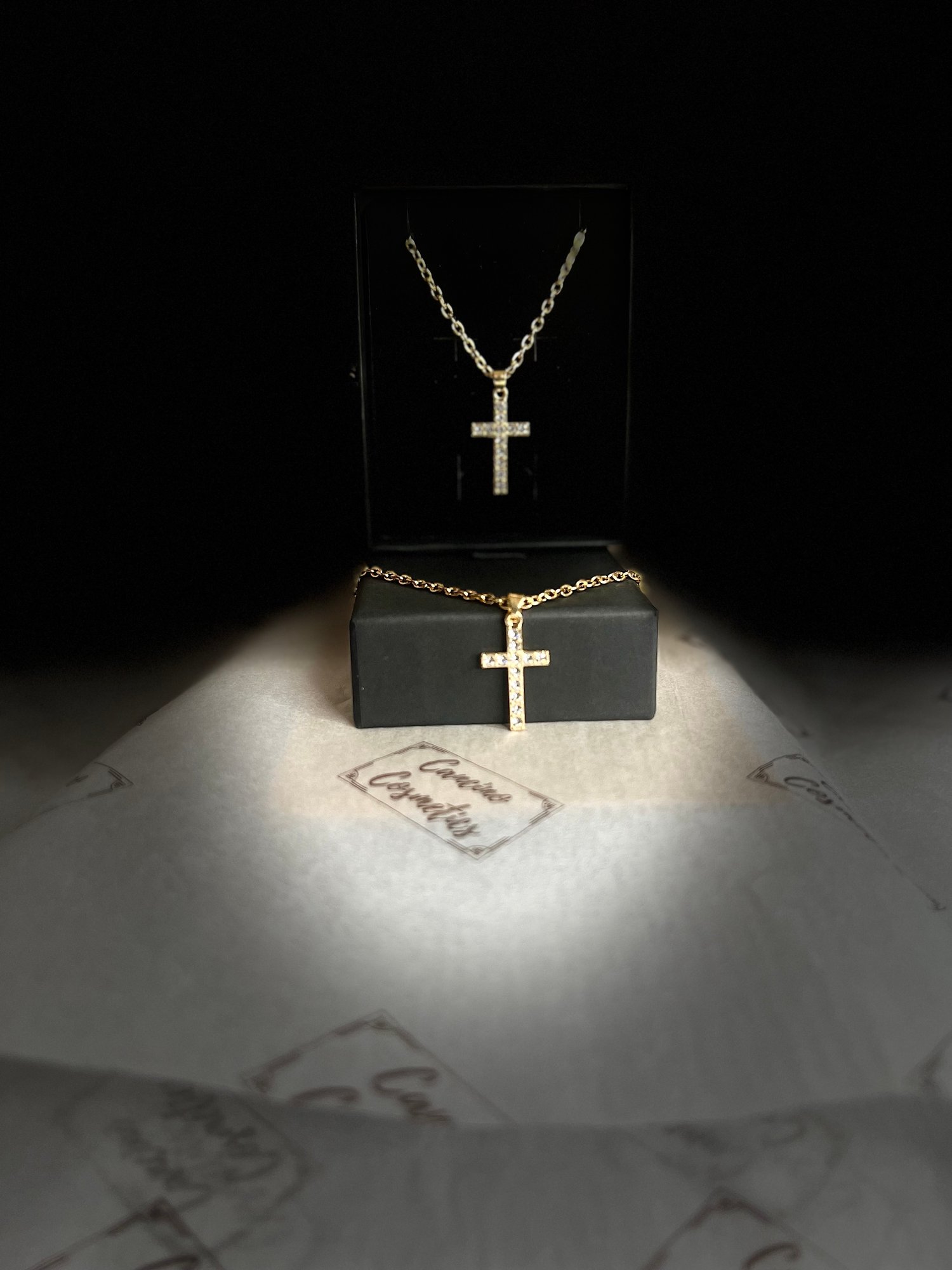 Image of GOLD CROSS NECKLACE