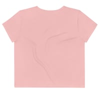 Image 2 of ZEN EXP - “YES GIRL” All-Over Print Crop Tee