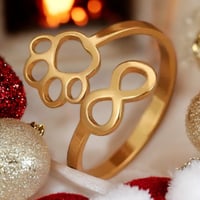 Image 2 of Paw to your heart ring 