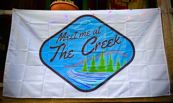 Image of Meet me at the Creek V2 flag