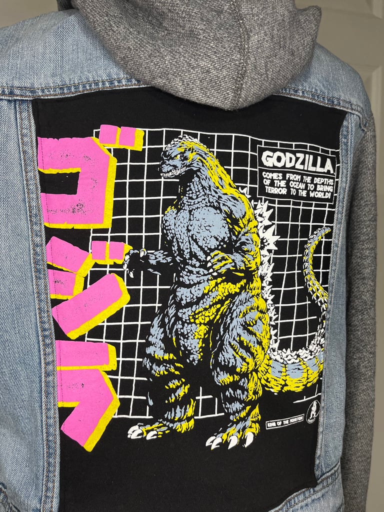 Godzilla Denim Jacket Image 3