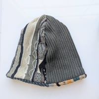 Image 4 of Upcycled Reversible Beanie Cotton Blend 5
