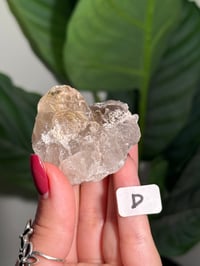 Image 4 of CHOOSE YOUR OWN NATURAL (UNPOLISHED) RUTILE IN QUARTZ POINT -BRAZIL-
