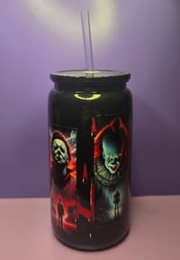Image 2 of Horror Themed plastic Tumbler 