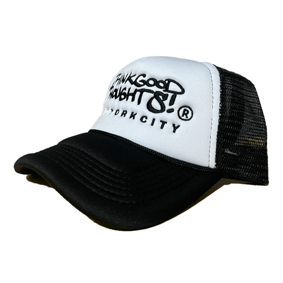 Image of Original Logo Trucker Hat - Black