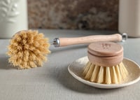 Image 1 of Beechwood + Sisal Fiber Kitchen Dish Brush