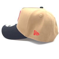 Image 4 of Boston Red Sox 9Forty A-Frame x Neighborhood Framework Collection (Sidepatch) Tan/Navy/Red/White