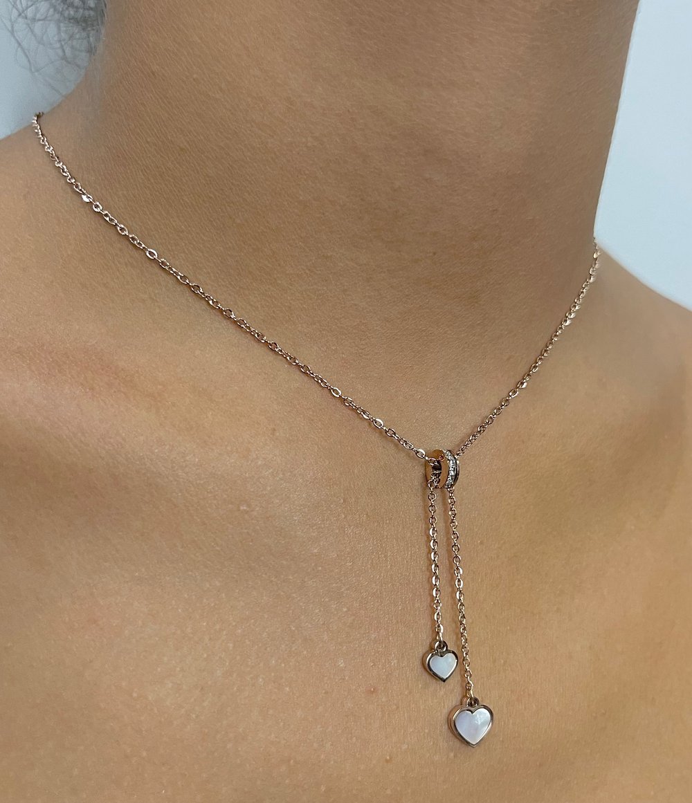 CADENA CORAZON GEMELO ST