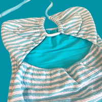 Image 10 of Baby Blue Stripe swimsuit