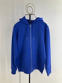 Image 2 of MOVIDA ZIP HOODIE WORKER BLUE