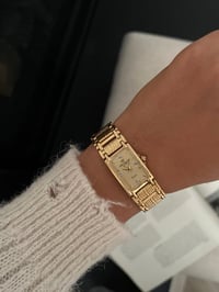 Image 2 of Vintage Jurgensen 14K gold watch diamonds on dial ✨NEW Vintage ✨