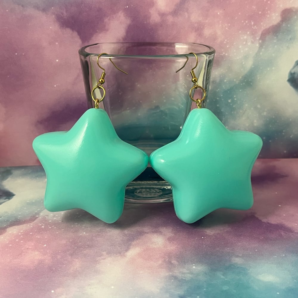 Image of Ball Pit Star Kandi Earrings