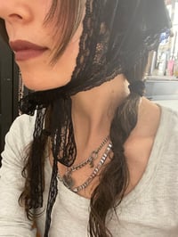 Image 2 of bandana dentelle noir 