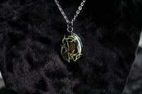 Image 5 of Dead Good oval ladybird and lichen pendant