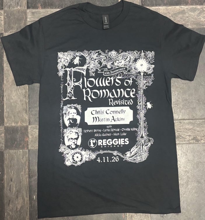 Image of Poster T-Shirt - Flowers of Romance Revisited 2026