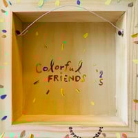 Image 4 of Colorful Friends Original with Green Octopus 