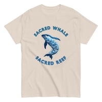 Image 1 of Unisex classic tee, Sacred Whale Sacred Reef Coastal Ocean Coral Reef Whale Tee