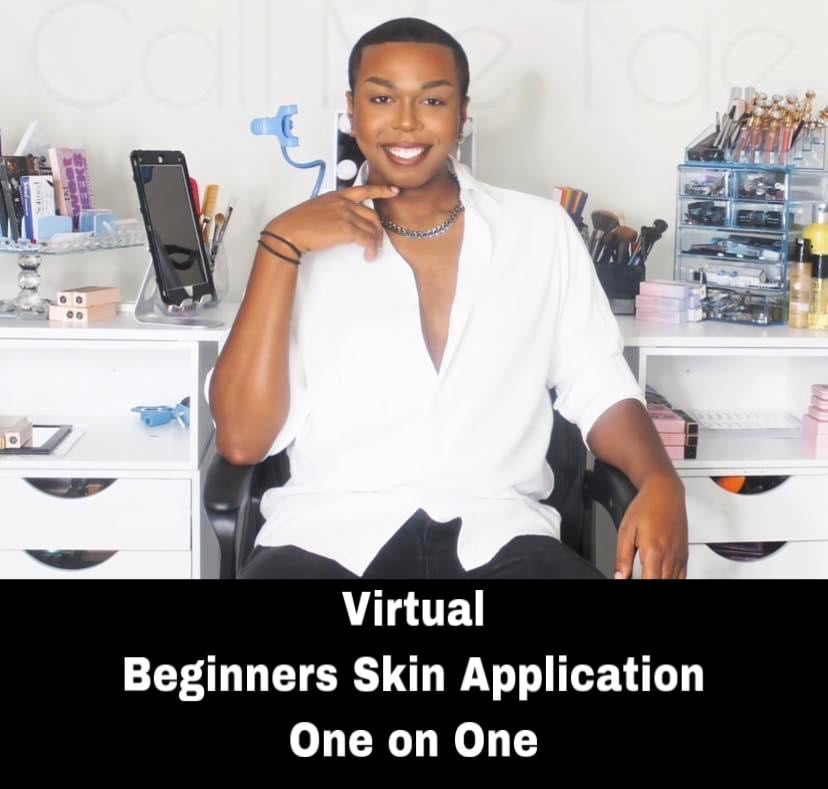 Virtual Makeup Class One on One Beginners Skin Application CallMeTae