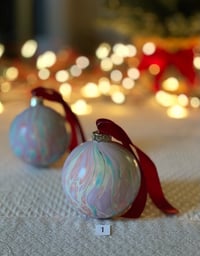 Image 2 of Marbled Ornaments - Gingerbread