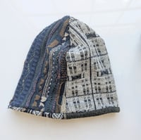 Image 2 of Upcycled Reversible Beanie Cotton Blend 36
