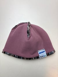 Image 8 of BROWN AND GREY KNIT BEANIE