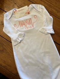 Image 2 of Personalized Baby Gown