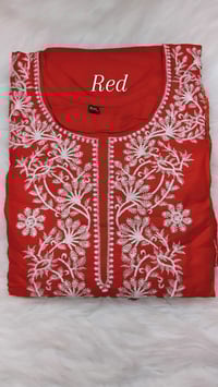 Image 5 of KSV81014-3 Pc Soft Rayon Kurtha Set