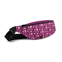 Image 3 of PINK HEARTS FANNY PACK
