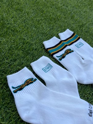 Image of DTWD - Del Campo Leaping Ankle Socks