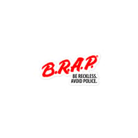 Image 3 of B.R.A.P Be Reckless. Avoid Police Decal 
