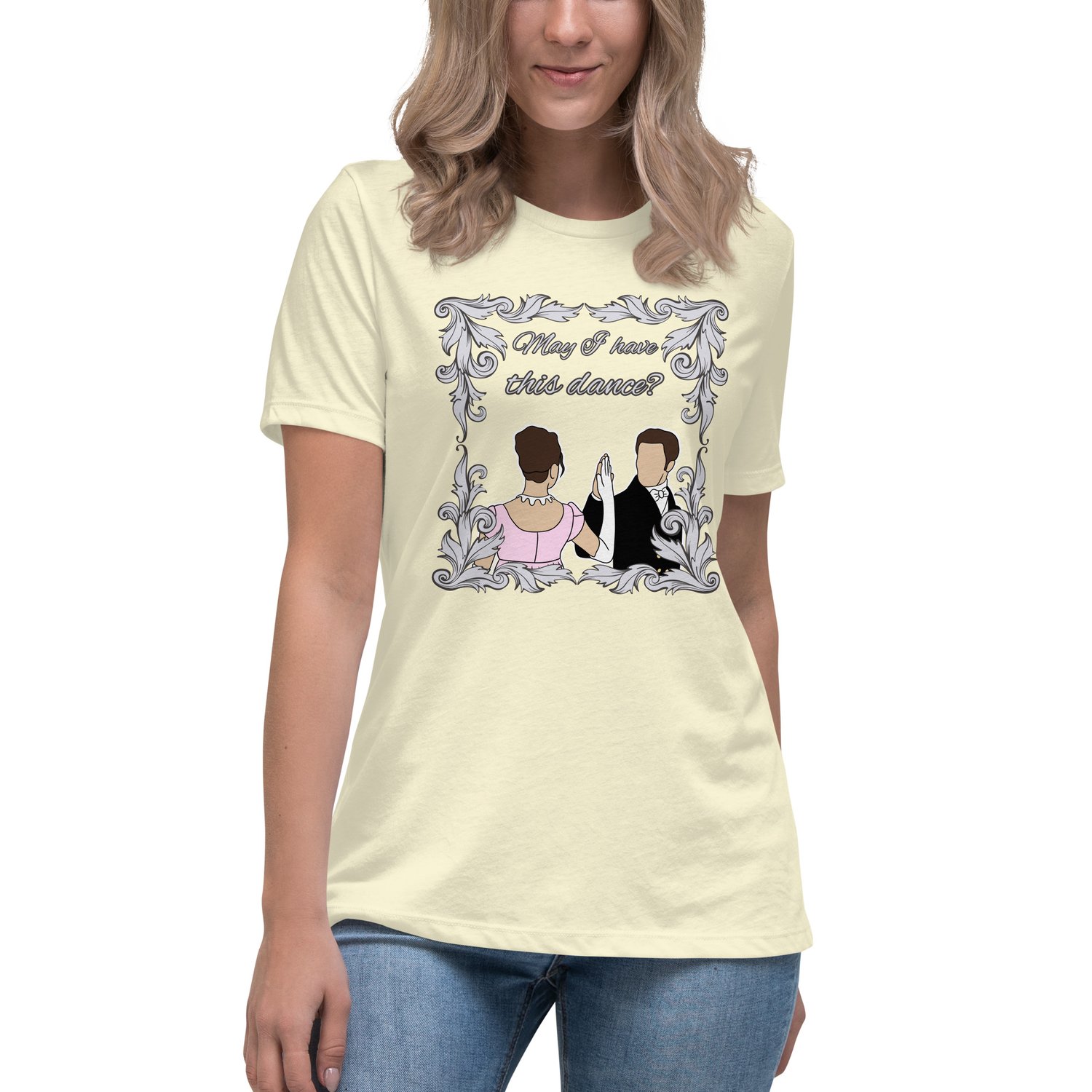 Image of Women's Relaxed T-Shirt dance bridgerton inspired 