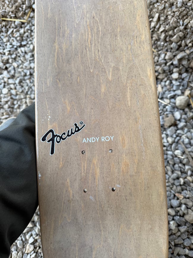 Focus Black Flag Six Pack Andy Roy skateboard OG glory