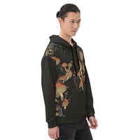 Image 1 of Dark Cottagecore Goth Grunge Inspired Vibrant Mushroom Unisex Hoodie