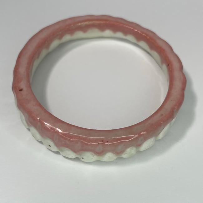 Teeth Bracelet Two with Speckles - 7.75 in Inner Diameter