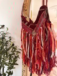 Image 1 of Burgundy Tassel Bag