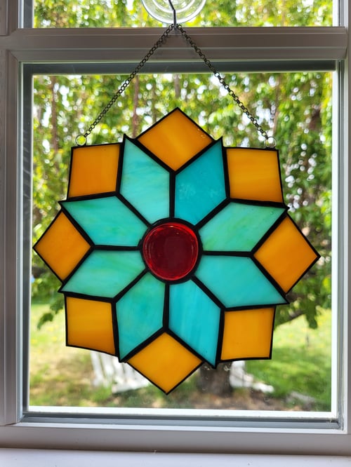 Image of S. Mandala- stained glass