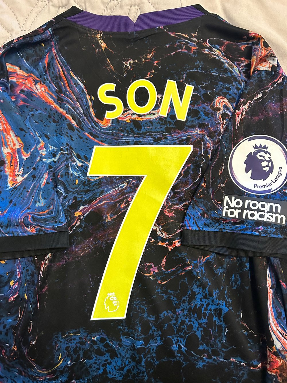 Image of Tottenham Hotspur “SON 7” 2021/22 Away Shirt + PL patches (L)