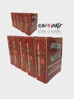 Image of RAW N UNKUT PRECUT RAZOR BLADES