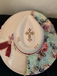 Image 3 of "He Has Made Everything Beautiful In It’s Time" Wide Brim Felt Fedora Hat