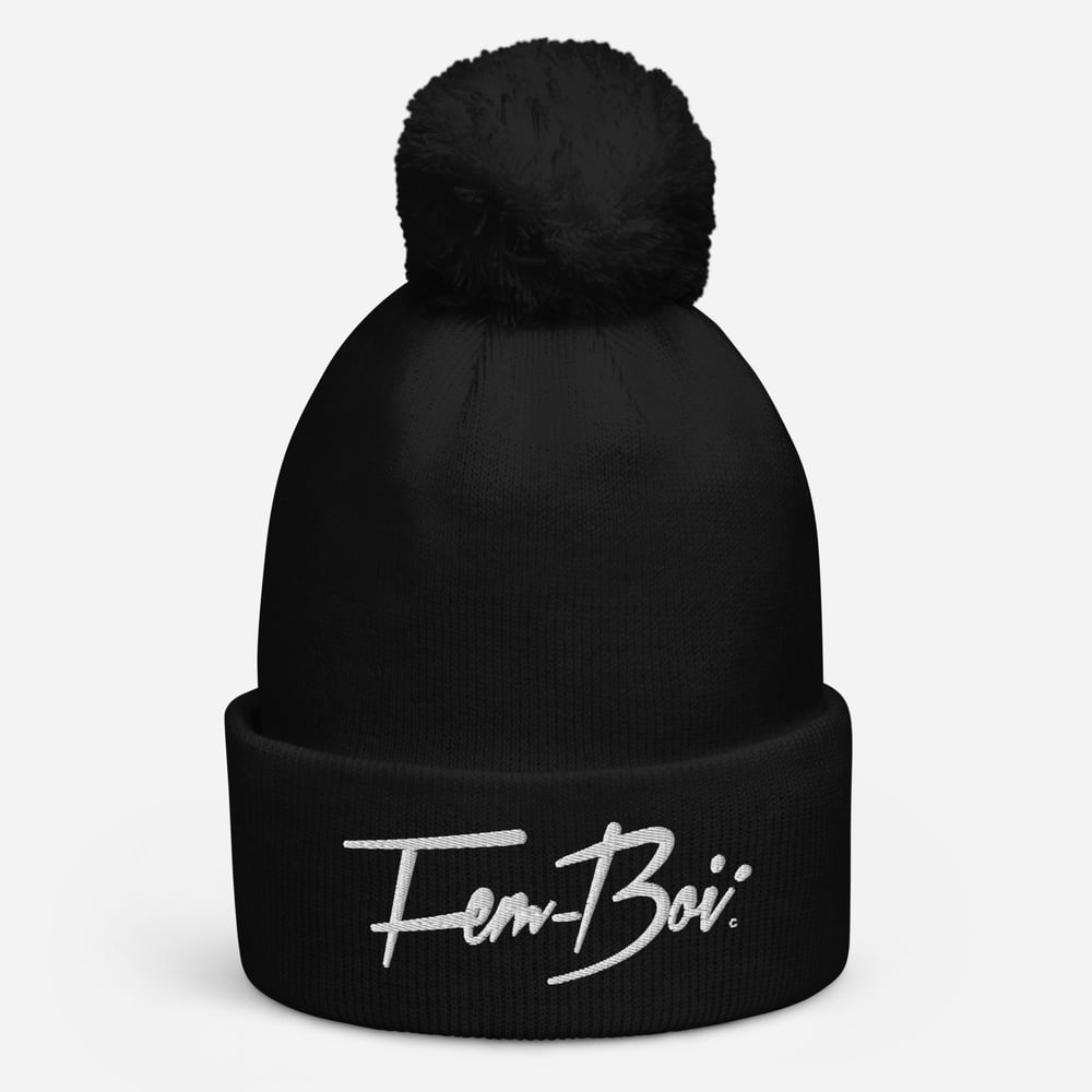 Image of Pom pom beanie