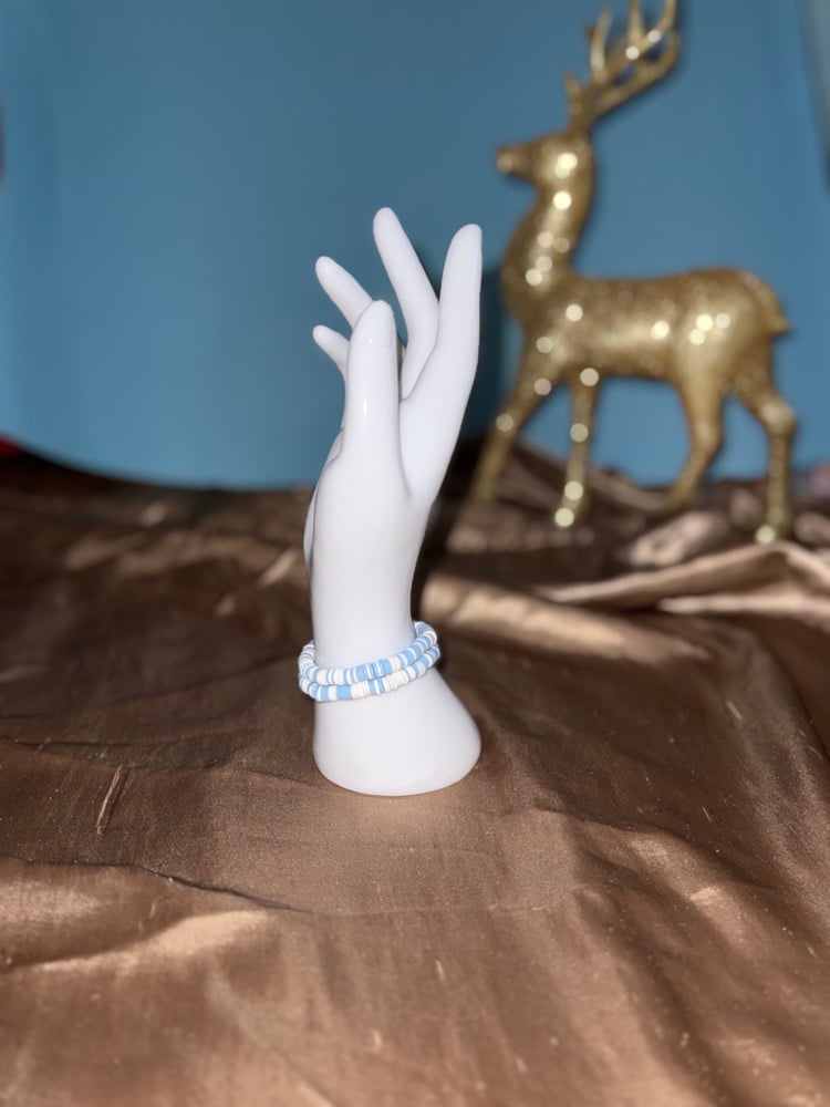 Image of Winter/Christmas Special - Clay Bracelets