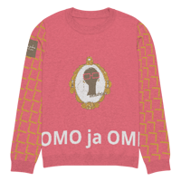 Image 3 of My Madrina Knitted crew neck sweater  (pink)