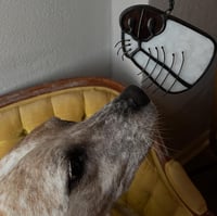 Image 2 of Stained glass good luck charm: speckled snoot